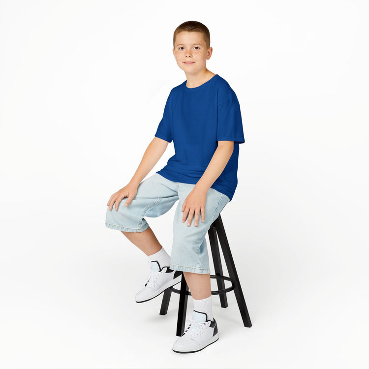 Kids Heavy Cotton Tee - Soft, Durable T-Shirt for Playtime, School, Birthdays, Summer, Graphic Tee, Comfortable Wear, Kid&