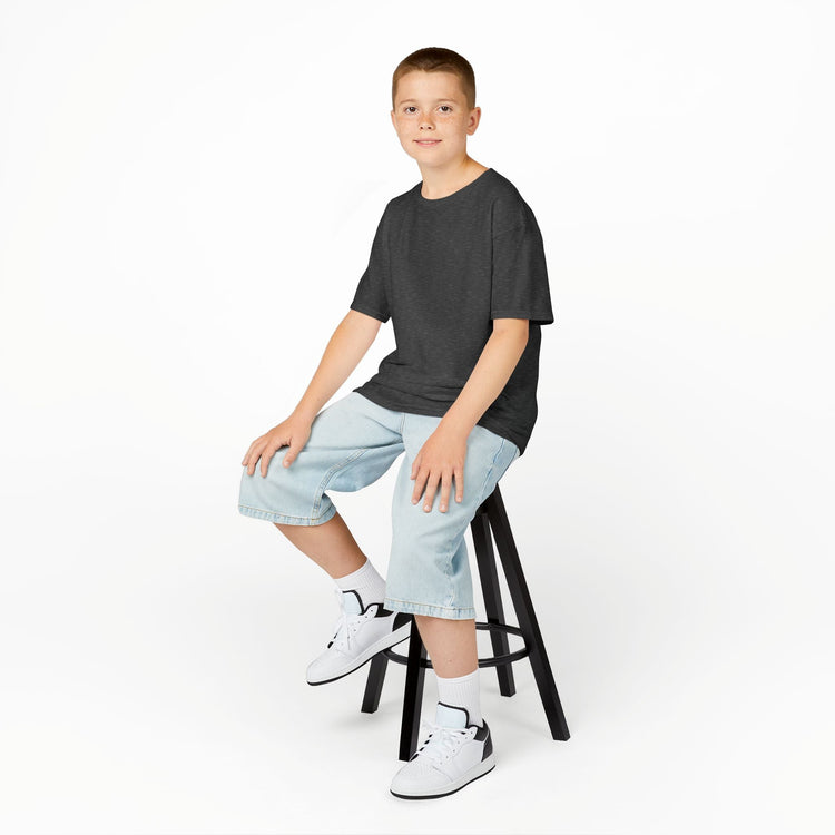 Kids Heavy Cotton Tee - Soft, Durable T-Shirt for Playtime, School, Birthdays, Summer, Graphic Tee, Comfortable Wear, Kid&