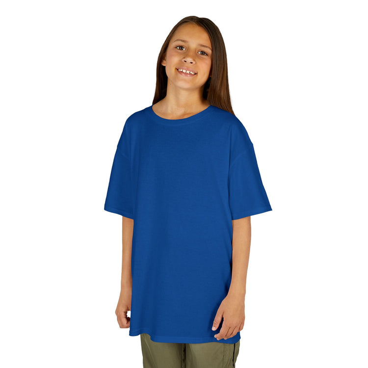 Kids Heavy Cotton Tee - Soft, Durable T-Shirt for Playtime, School, Birthdays, Summer, Graphic Tee, Comfortable Wear, Kid&