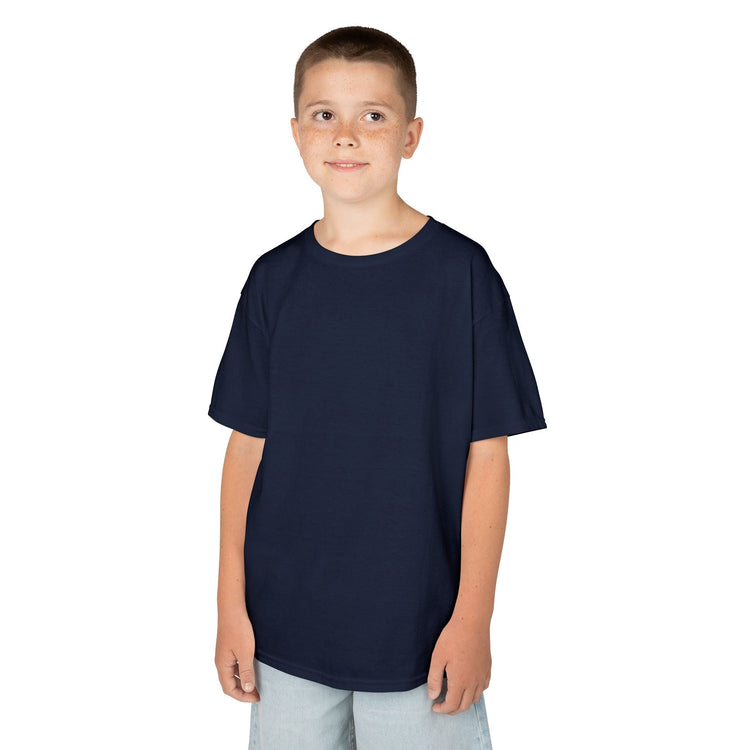 Kids Heavy Cotton Tee - Soft, Durable T-Shirt for Playtime, School, Birthdays, Summer, Graphic Tee, Comfortable Wear, Kid&