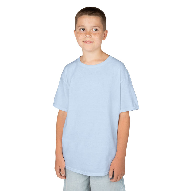 Kids Heavy Cotton Tee - Soft, Durable T-Shirt for Playtime, School, Birthdays, Summer, Graphic Tee, Comfortable Wear, Kid&