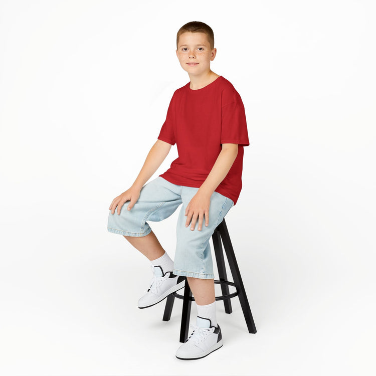 Kids Heavy Cotton Tee - Soft, Durable T-Shirt for Playtime, School, Birthdays, Summer, Graphic Tee, Comfortable Wear, Kid&