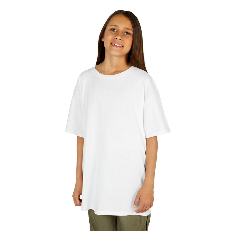 Kids Heavy Cotton Tee - Soft, Durable T-Shirt for Playtime, School, Birthdays, Summer, Graphic Tee, Comfortable Wear, Kid&
