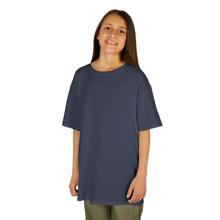 Kids Heavy Cotton Tee - Soft, Durable T-Shirt for Playtime, School, Birthdays, Summer, Graphic Tee, Comfortable Wear, Kid&