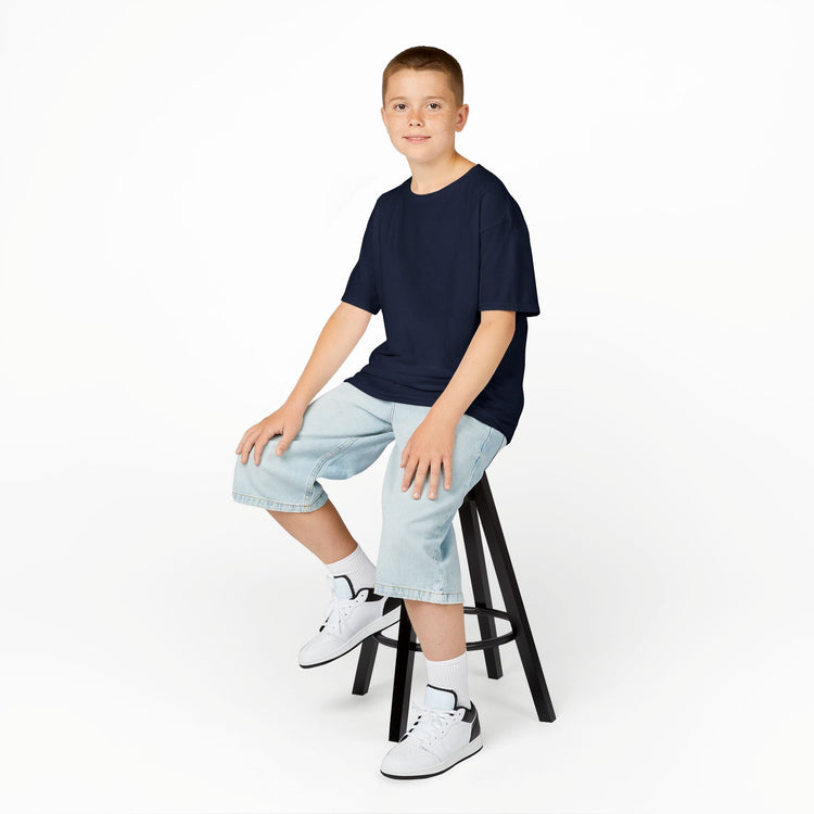 Kids Heavy Cotton Tee - Soft, Durable T-Shirt for Playtime, School, Birthdays, Summer, Graphic Tee, Comfortable Wear, Kid&