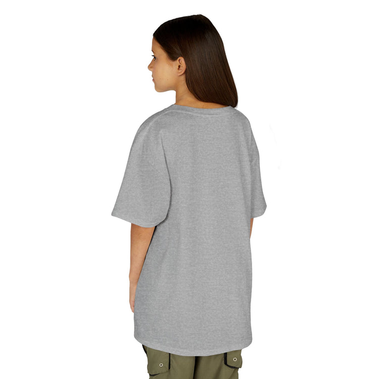 Kids Heavy Cotton Tee - Soft, Durable T-Shirt for Playtime, School, Birthdays, Summer, Graphic Tee, Comfortable Wear, Kid&
