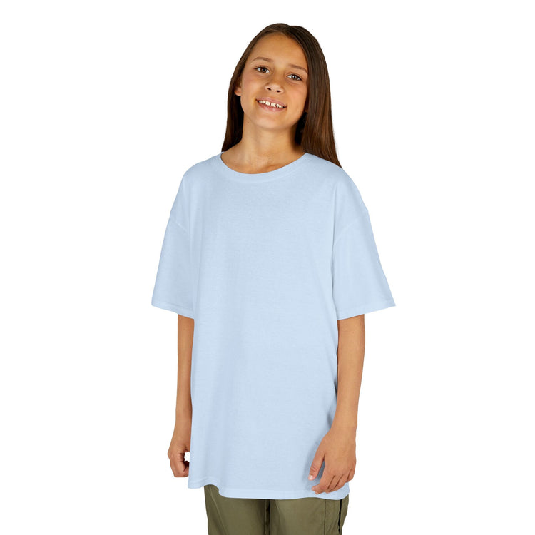 Kids Heavy Cotton Tee - Soft, Durable T-Shirt for Playtime, School, Birthdays, Summer, Graphic Tee, Comfortable Wear, Kid&