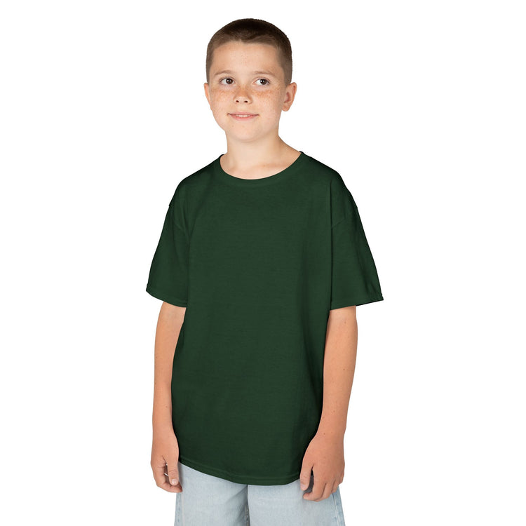 Kids Heavy Cotton Tee - Soft, Durable T-Shirt for Playtime, School, Birthdays, Summer, Graphic Tee, Comfortable Wear, Kid&