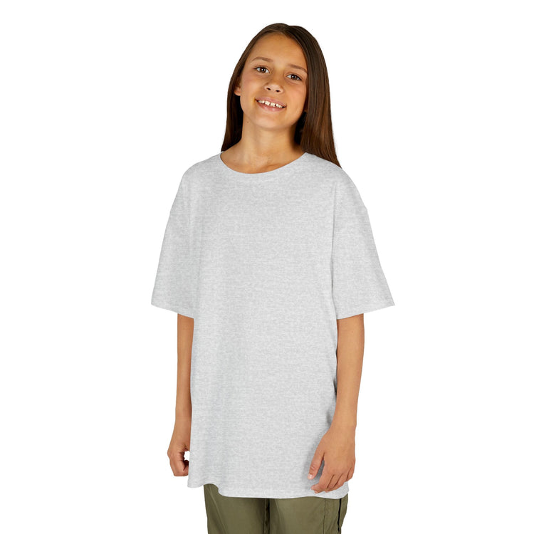 Kids Heavy Cotton Tee - Soft, Durable T-Shirt for Playtime, School, Birthdays, Summer, Graphic Tee, Comfortable Wear, Kid&