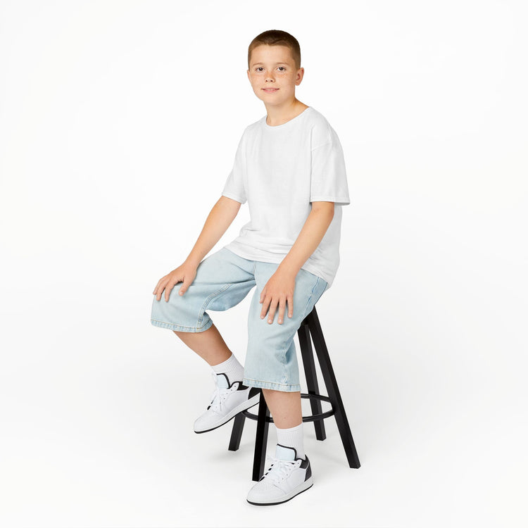 Kids Heavy Cotton Tee - Soft, Durable T-Shirt for Playtime, School, Birthdays, Summer, Graphic Tee, Comfortable Wear, Kid&