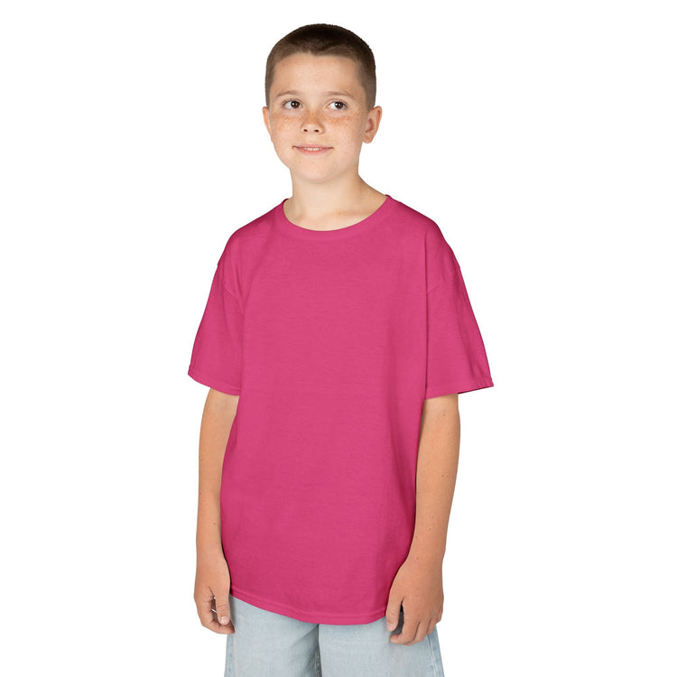 Kids Heavy Cotton Tee - Soft, Durable T-Shirt for Playtime, School, Birthdays, Summer, Graphic Tee, Comfortable Wear, Kid&