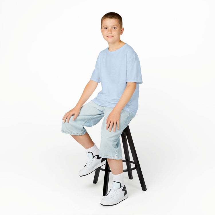 Kids Heavy Cotton Tee - Soft, Durable T-Shirt for Playtime, School, Birthdays, Summer, Graphic Tee, Comfortable Wear, Kid&