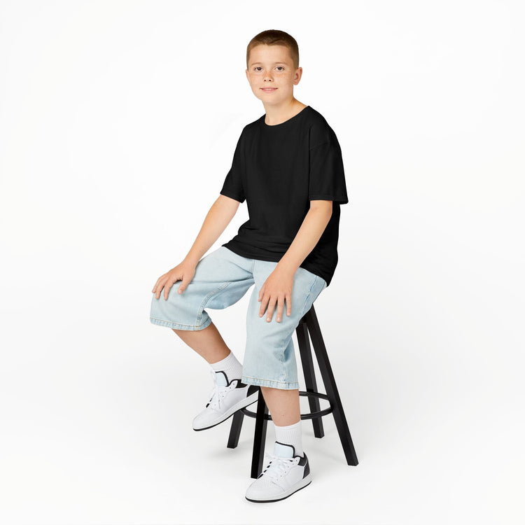 Kids Heavy Cotton Tee - Soft, Durable T-Shirt for Playtime, School, Birthdays, Summer, Graphic Tee, Comfortable Wear, Kid&