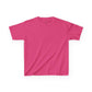 Kids Heavy Cotton Tee - Soft, Durable T-Shirt for Playtime, School, Birthdays, Summer, Graphic Tee, Comfortable Wear, Kid&