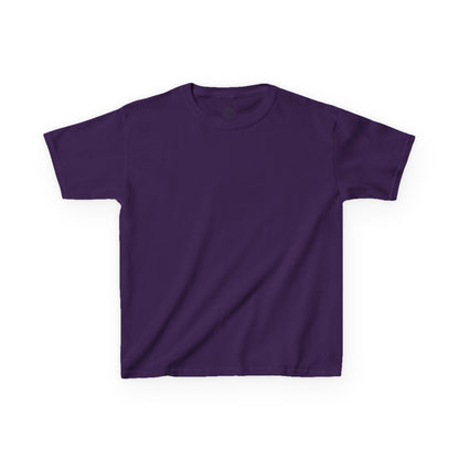 Kids Heavy Cotton Tee - Soft, Durable T-Shirt for Playtime, School, Birthdays, Summer, Graphic Tee, Comfortable Wear, Kid&