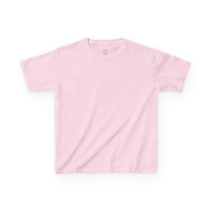 Kids Heavy Cotton Tee - Soft, Durable T-Shirt for Playtime, School, Birthdays, Summer, Graphic Tee, Comfortable Wear, Kid&
