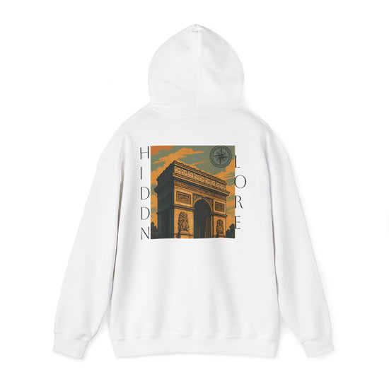 Artistic Hooded Sweatshirt, Cozy Unisex Hoodie, Perfect for Casual Wear, Travel - Inspired Apparel, Everyday Comfort - HIDDN LORE