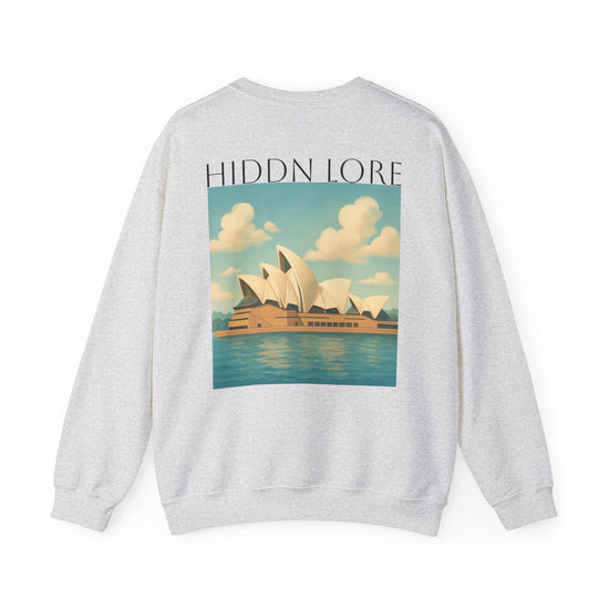 Cozy Unisex Crewneck Sweatshirt with Vintage Sydney Design, Comfortable Sweatshirt, Gift for Art Lovers, Trendy Casual Wear, Ideal for [...] - HIDDN LORE