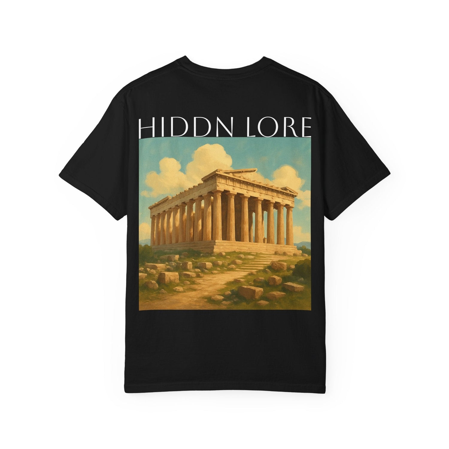 Hidden Lore Unisex Garment - Dyed T-Shirt, Artistic Tee, Vintage Style Shirt, Unique Graphic T-Shirt, Gift for Art Lovers, Casual Wear - HIDDN LORE
