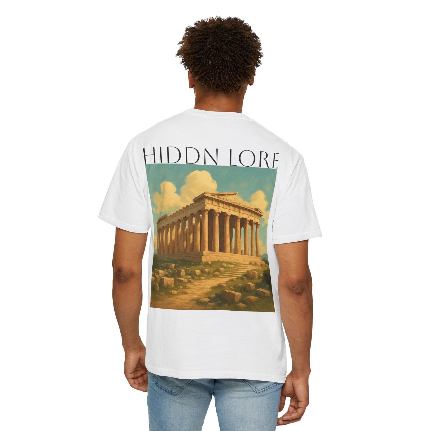 Hidden Lore Unisex Garment - Dyed T-Shirt, Artistic Tee, Vintage Style Shirt, Unique Graphic T-Shirt, Gift for Art Lovers, Casual Wear - HIDDN LORE