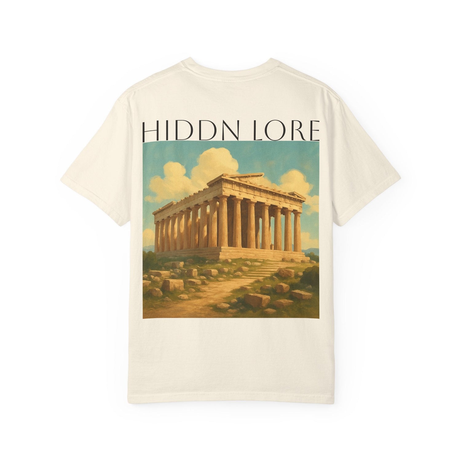 Hidden Lore Unisex Garment - Dyed T-Shirt, Artistic Tee, Vintage Style Shirt, Unique Graphic T-Shirt, Gift for Art Lovers, Casual Wear - HIDDN LORE