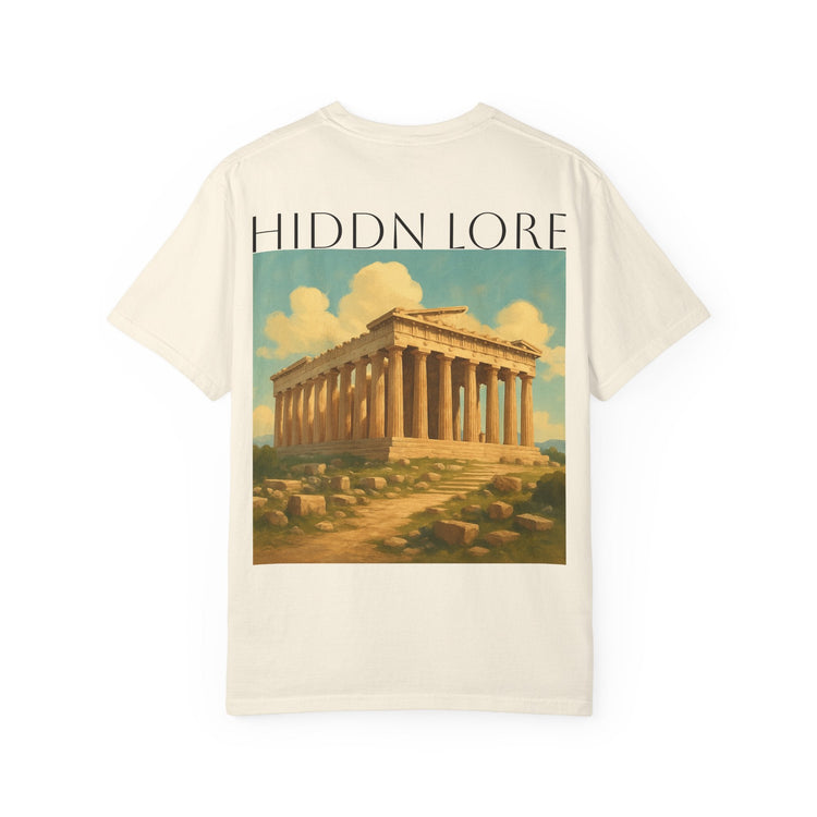 Hidden Lore Unisex Garment - Dyed T-Shirt, Artistic Tee, Vintage Style Shirt, Unique Graphic T-Shirt, Gift for Art Lovers, Casual Wear - HIDDN LORE