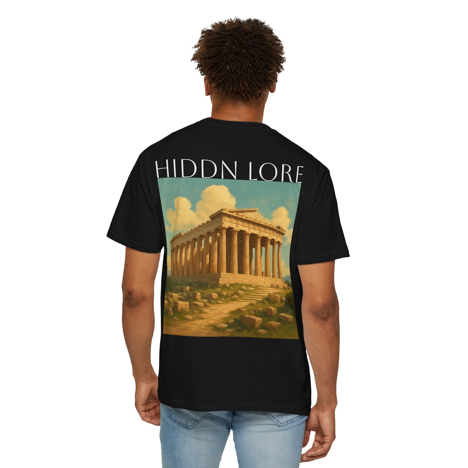 Hidden Lore Unisex Garment - Dyed T-Shirt, Artistic Tee, Vintage Style Shirt, Unique Graphic T-Shirt, Gift for Art Lovers, Casual Wear - HIDDN LORE