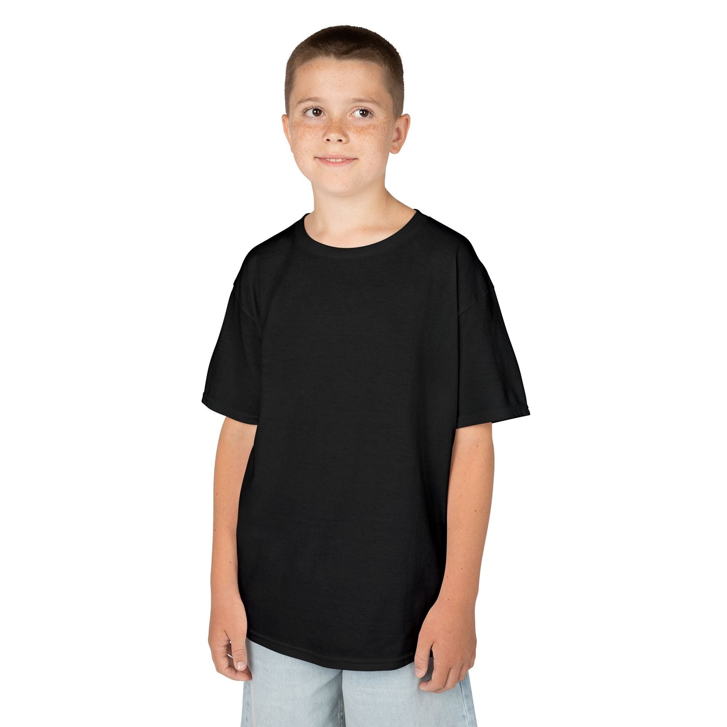 Kids Heavy Cotton Tee - Soft, Durable T-Shirt for Playtime, School, Birthdays, Summer, Graphic Tee, Comfortable Wear, Kid&