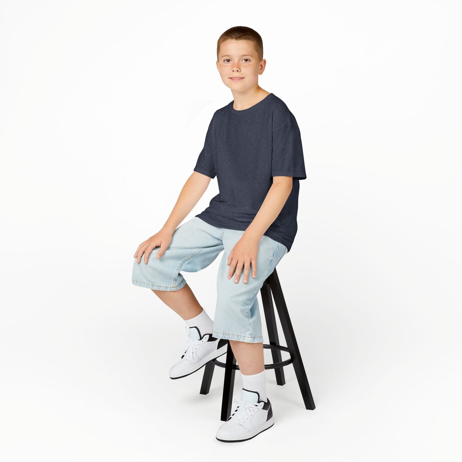 Kids Heavy Cotton Tee - Soft, Durable T-Shirt for Playtime, School, Birthdays, Summer, Graphic Tee, Comfortable Wear, Kid&