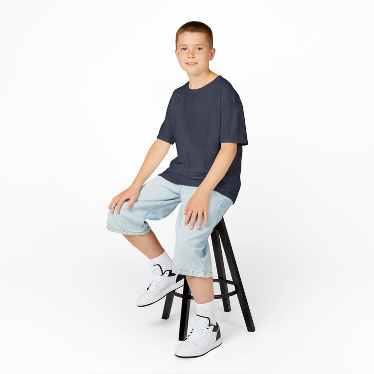 Kids Heavy Cotton Tee - Soft, Durable T-Shirt for Playtime, School, Birthdays, Summer, Graphic Tee, Comfortable Wear, Kid&