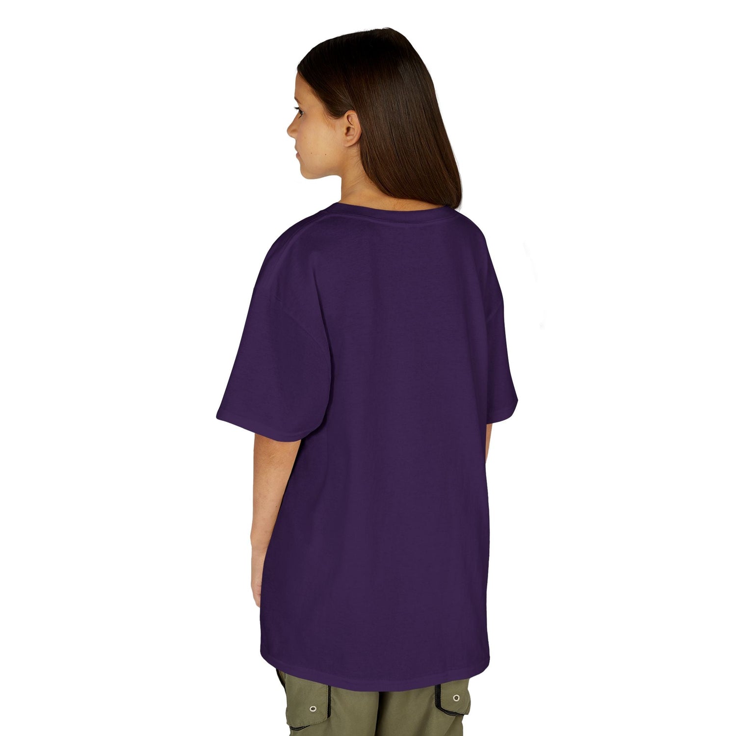 Kids Heavy Cotton Tee - Soft, Durable T-Shirt for Playtime, School, Birthdays, Summer, Graphic Tee, Comfortable Wear, Kid&