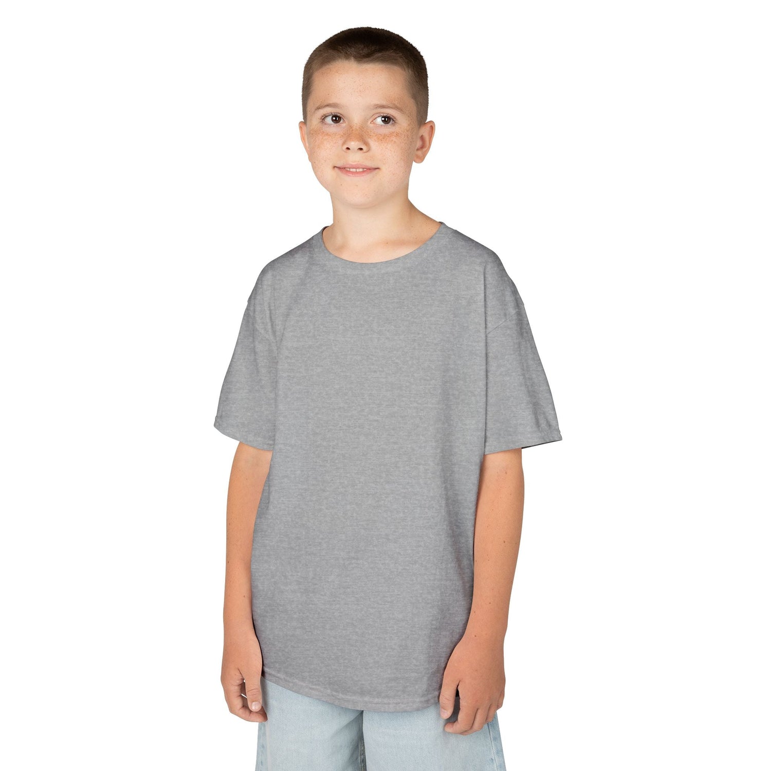 Kids Heavy Cotton Tee - Soft, Durable T-Shirt for Playtime, School, Birthdays, Summer, Graphic Tee, Comfortable Wear, Kid&
