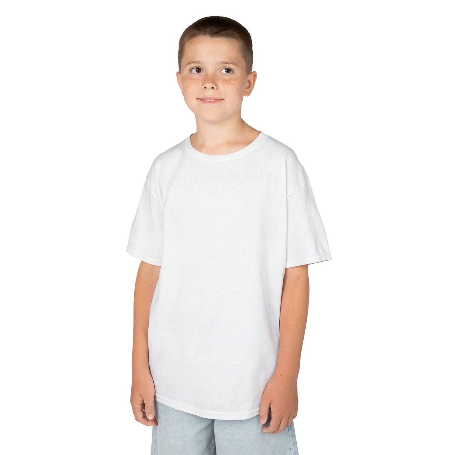 Kids Heavy Cotton Tee - Soft, Durable T-Shirt for Playtime, School, Birthdays, Summer, Graphic Tee, Comfortable Wear, Kid&
