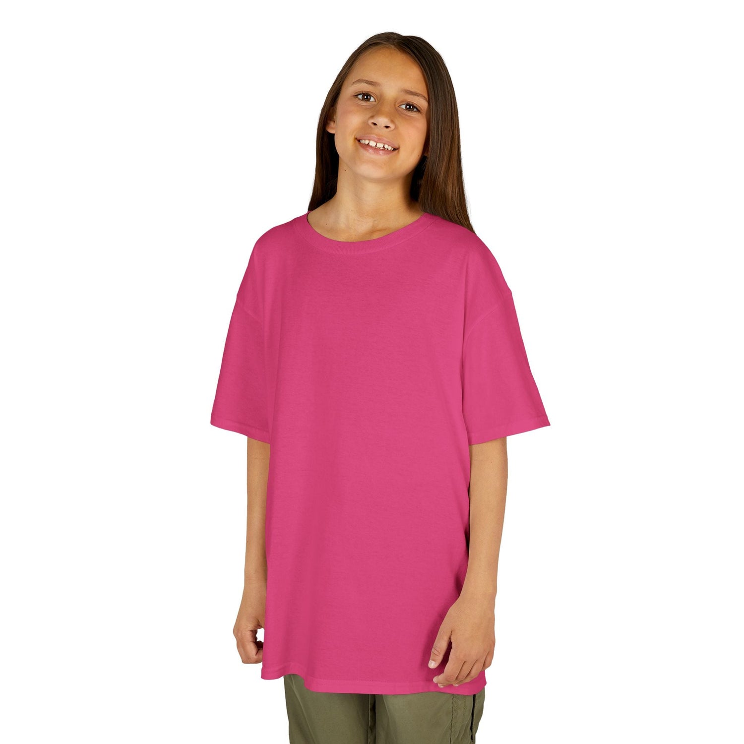 Kids Heavy Cotton Tee - Soft, Durable T-Shirt for Playtime, School, Birthdays, Summer, Graphic Tee, Comfortable Wear, Kid&