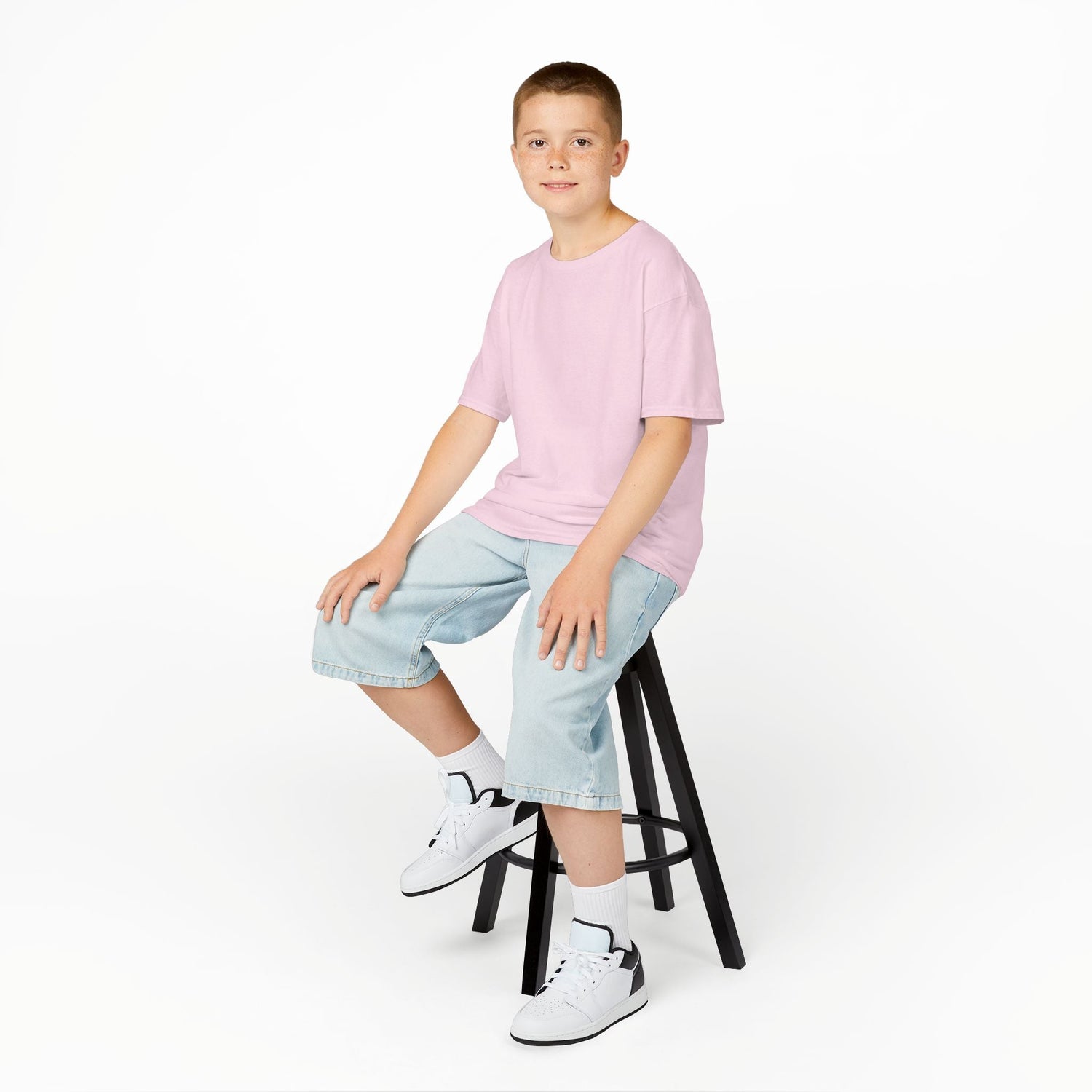 Kids Heavy Cotton Tee - Soft, Durable T-Shirt for Playtime, School, Birthdays, Summer, Graphic Tee, Comfortable Wear, Kid&