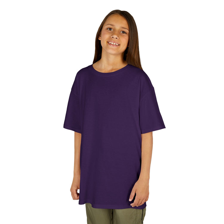 Kids Heavy Cotton Tee - Soft, Durable T-Shirt for Playtime, School, Birthdays, Summer, Graphic Tee, Comfortable Wear, Kid&