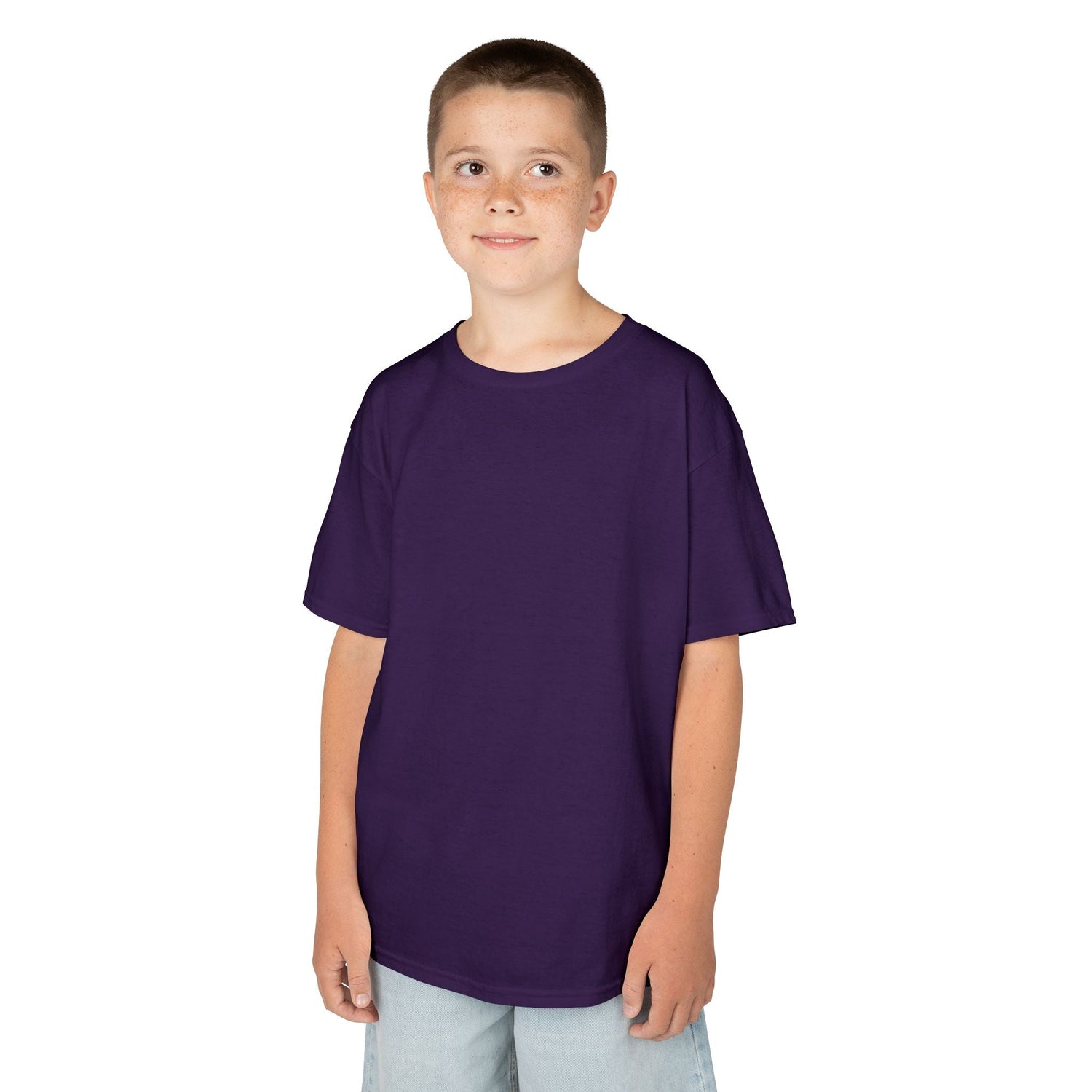 Kids Heavy Cotton Tee - Soft, Durable T-Shirt for Playtime, School, Birthdays, Summer, Graphic Tee, Comfortable Wear, Kid&