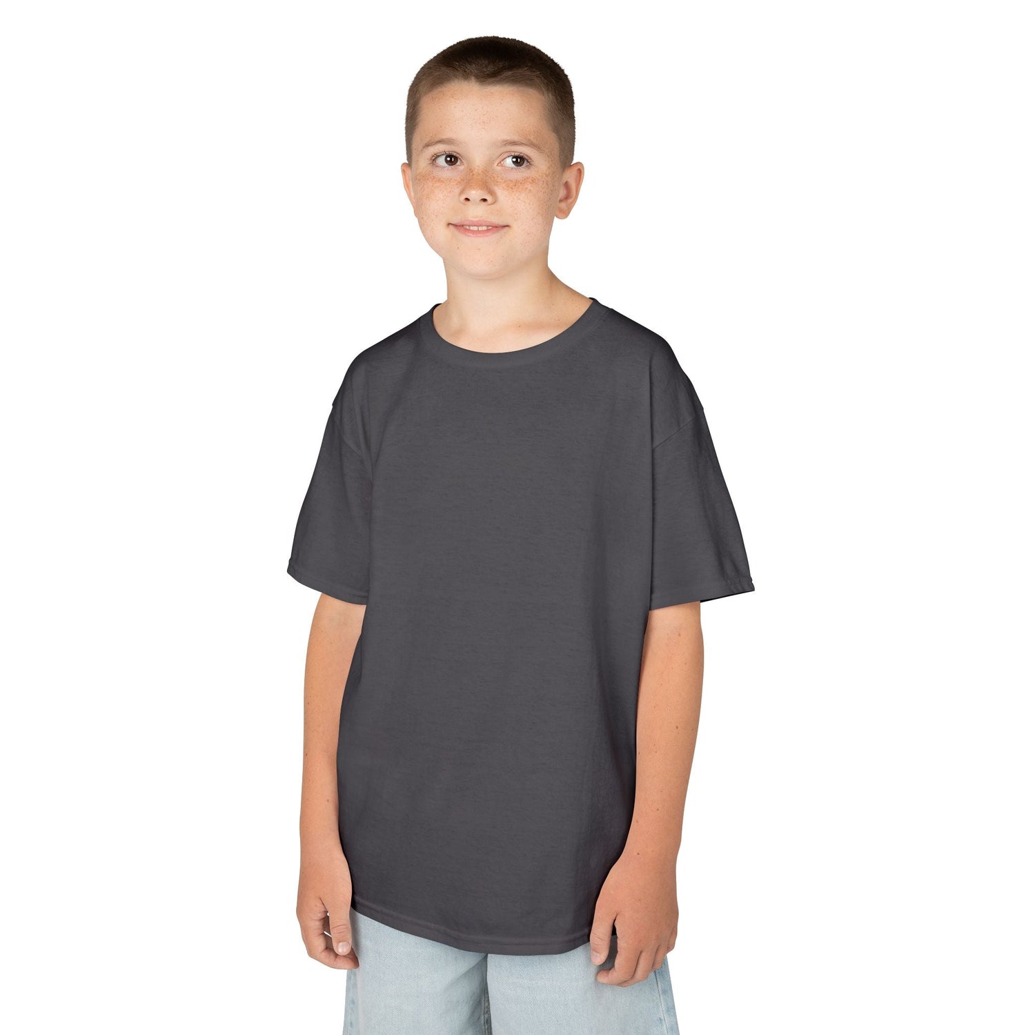Kids Heavy Cotton Tee - Soft, Durable T-Shirt for Playtime, School, Birthdays, Summer, Graphic Tee, Comfortable Wear, Kid&