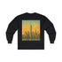 Skyline Art Long Sleeve Tee | Unique Gift, Casual Wear, Everyday Style, Art Lover&